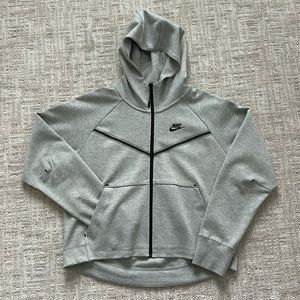 Nike Women’s Grey Tech Fleece Zip-Up Jacket